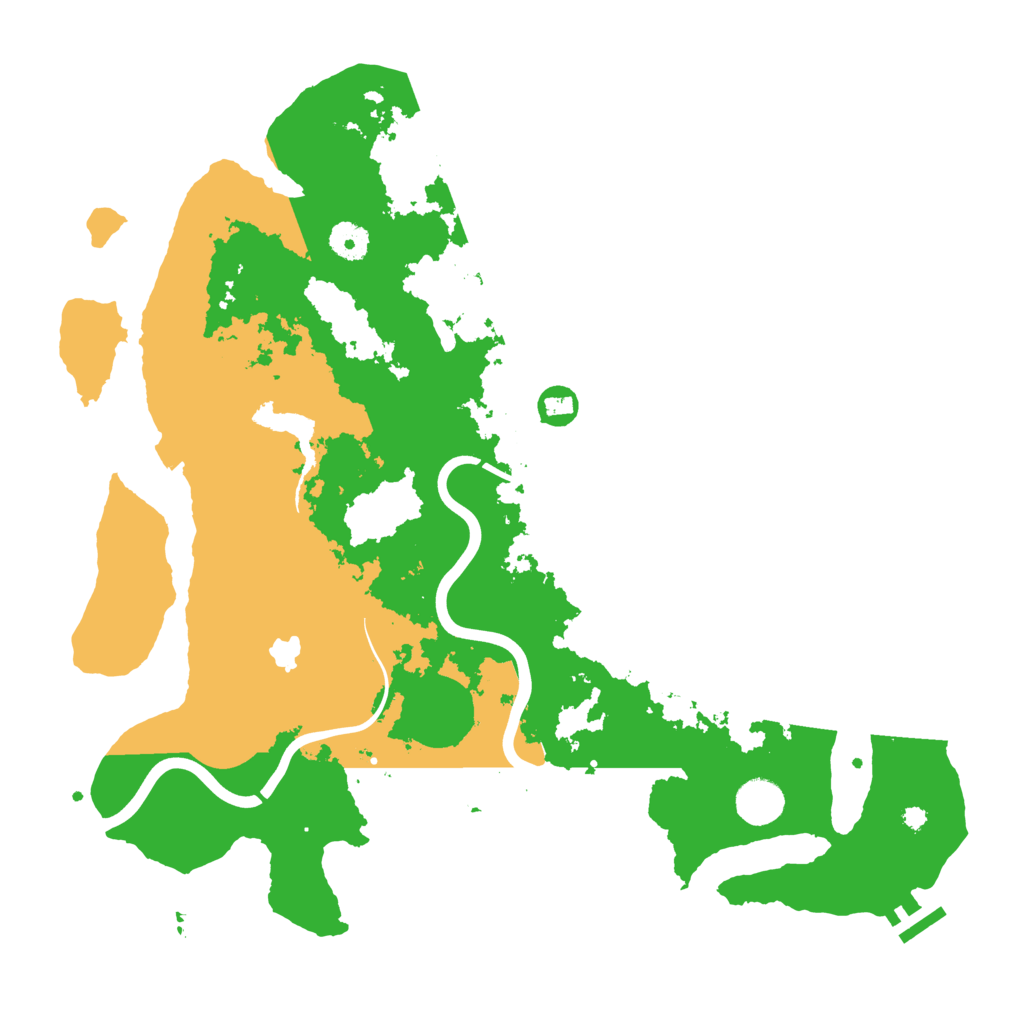 Biome Rust Map: Procedural Map, Size: 4000, Seed: 6574935