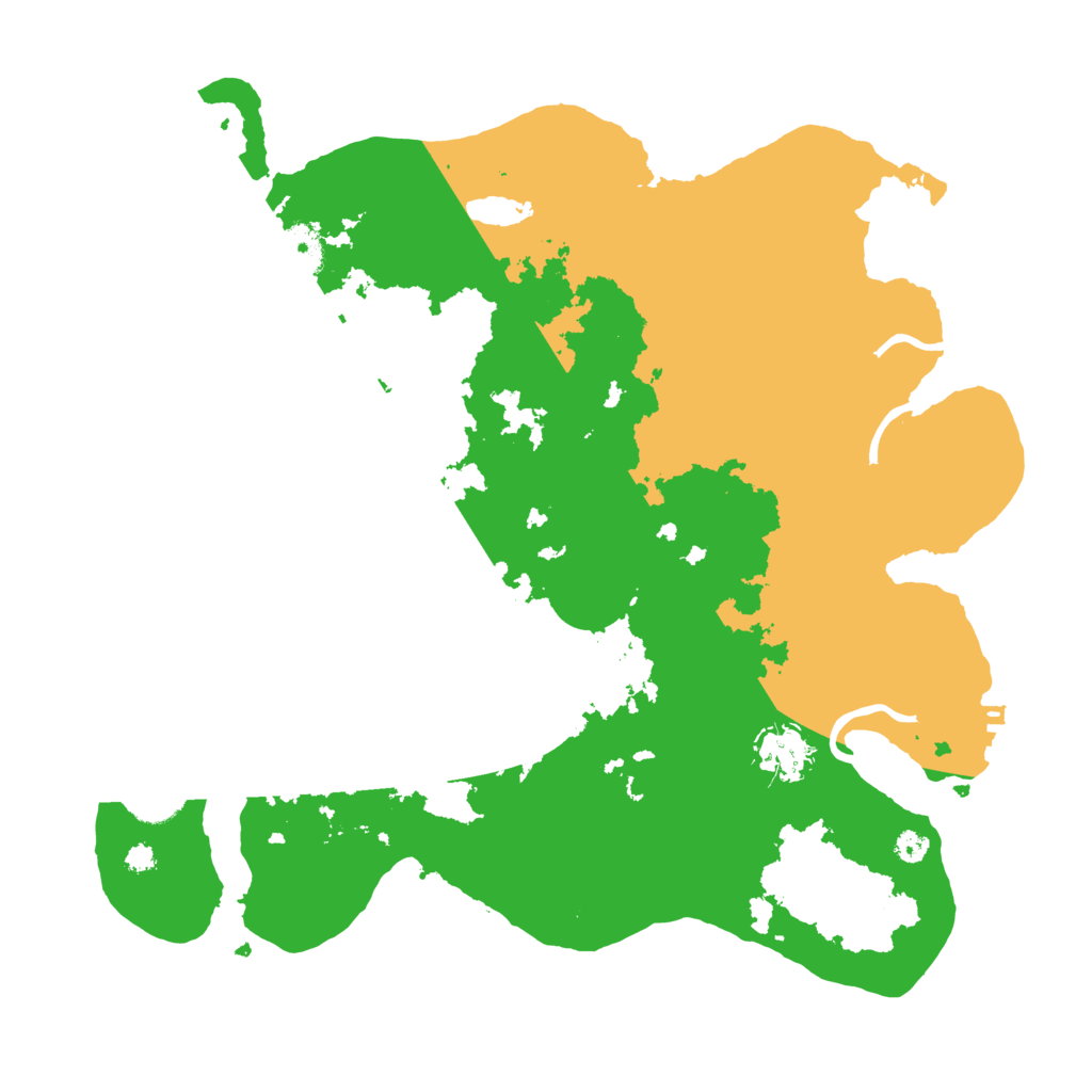 Biome Rust Map: Procedural Map, Size: 3500, Seed: 4331792