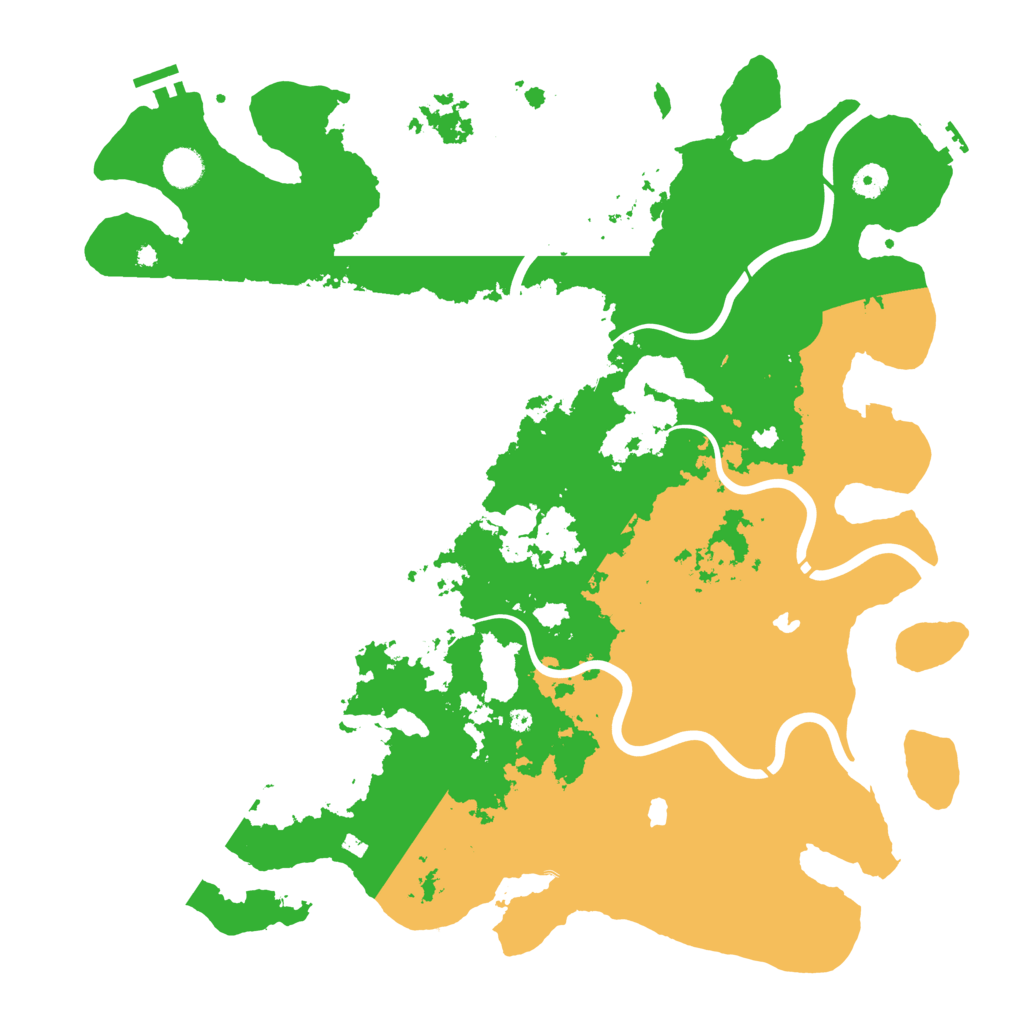 Biome Rust Map: Procedural Map, Size: 4500, Seed: 1793949414
