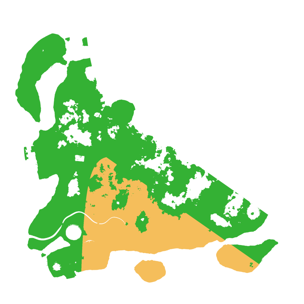 Biome Rust Map: Procedural Map, Size: 3500, Seed: 1674470120