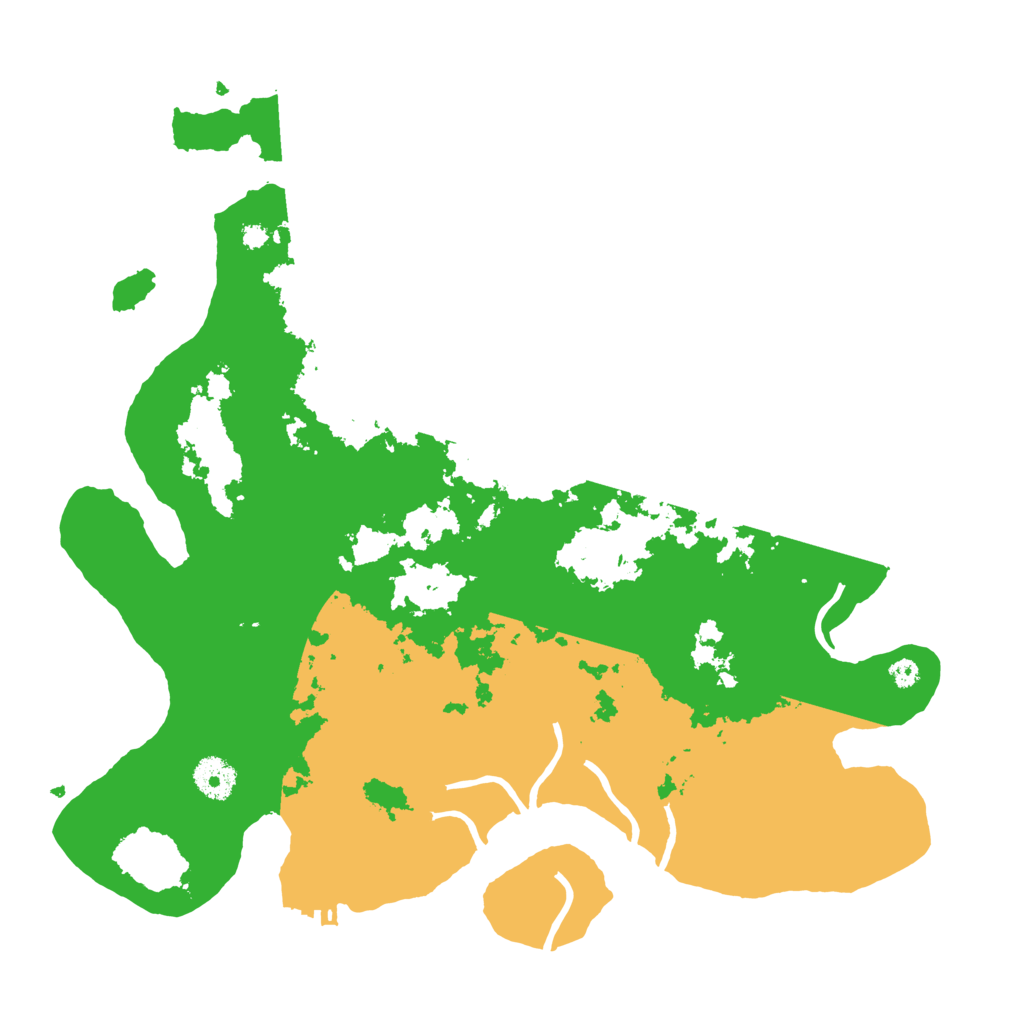 Biome Rust Map: Procedural Map, Size: 3700, Seed: 246869