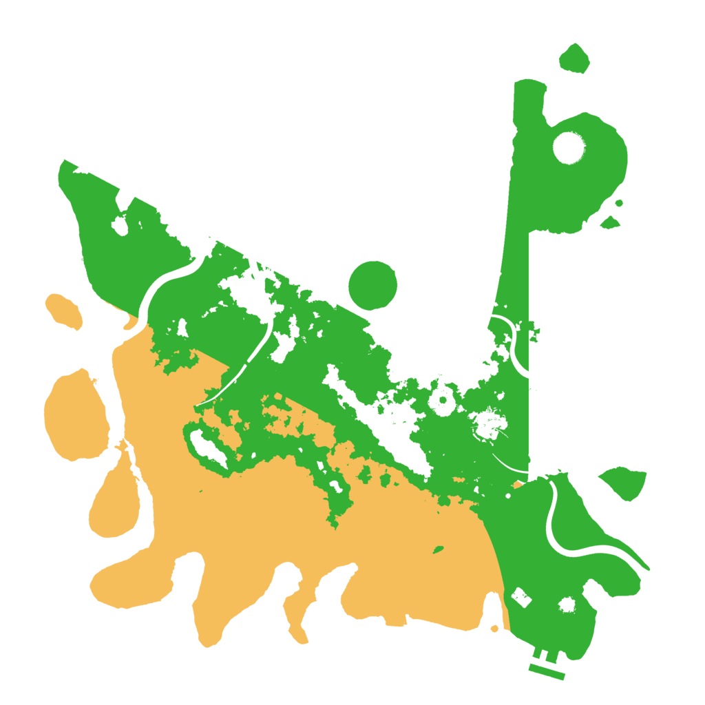 Biome Rust Map: Procedural Map, Size: 3900, Seed: 143532