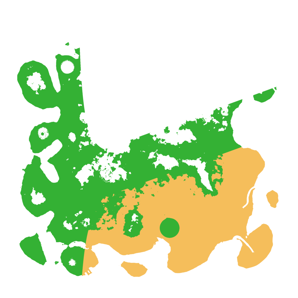 Biome Rust Map: Procedural Map, Size: 4000, Seed: 9797
