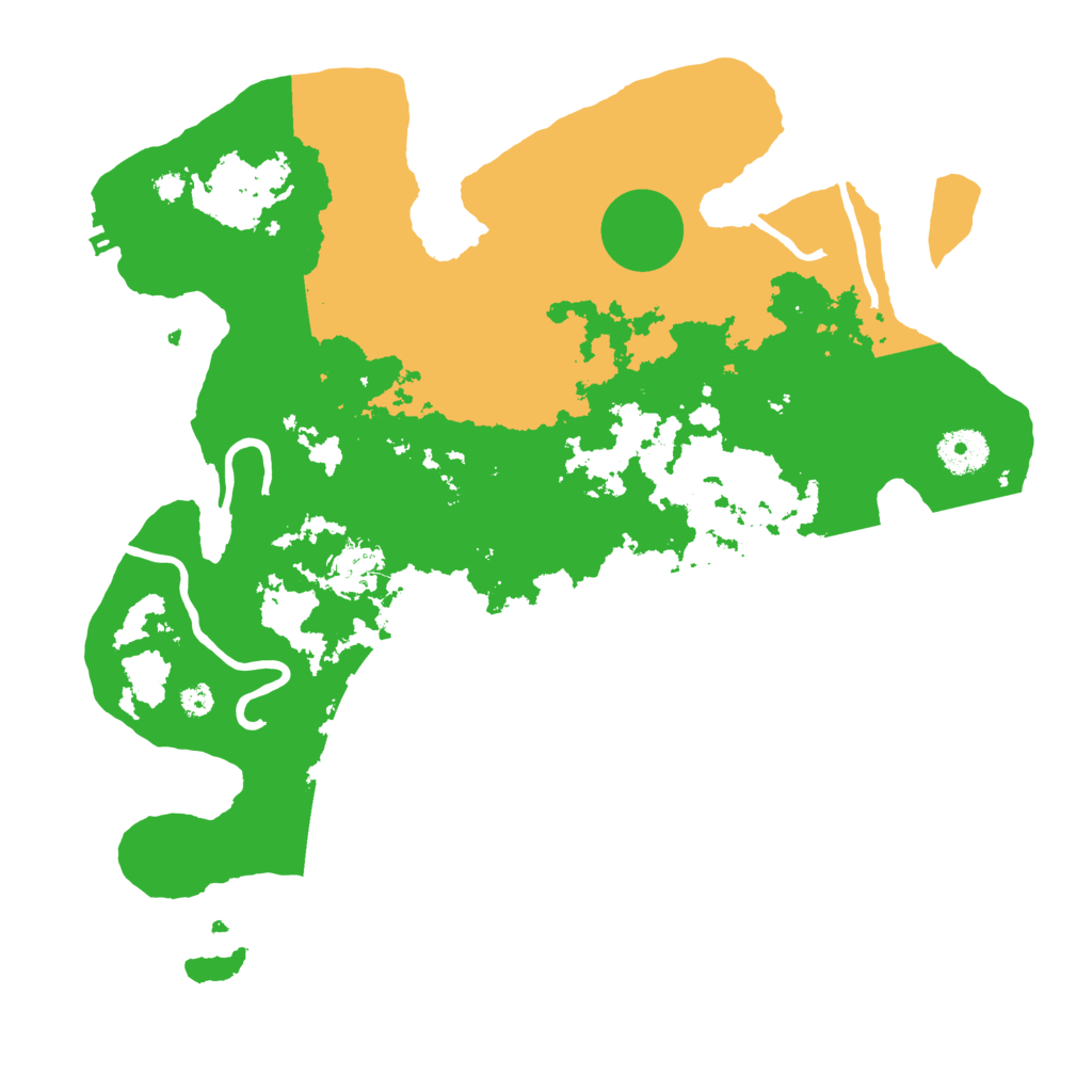 Biome Rust Map: Procedural Map, Size: 3500, Seed: 7543709