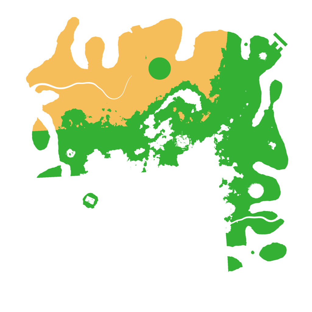 Biome Rust Map: Procedural Map, Size: 3700, Seed: 224437
