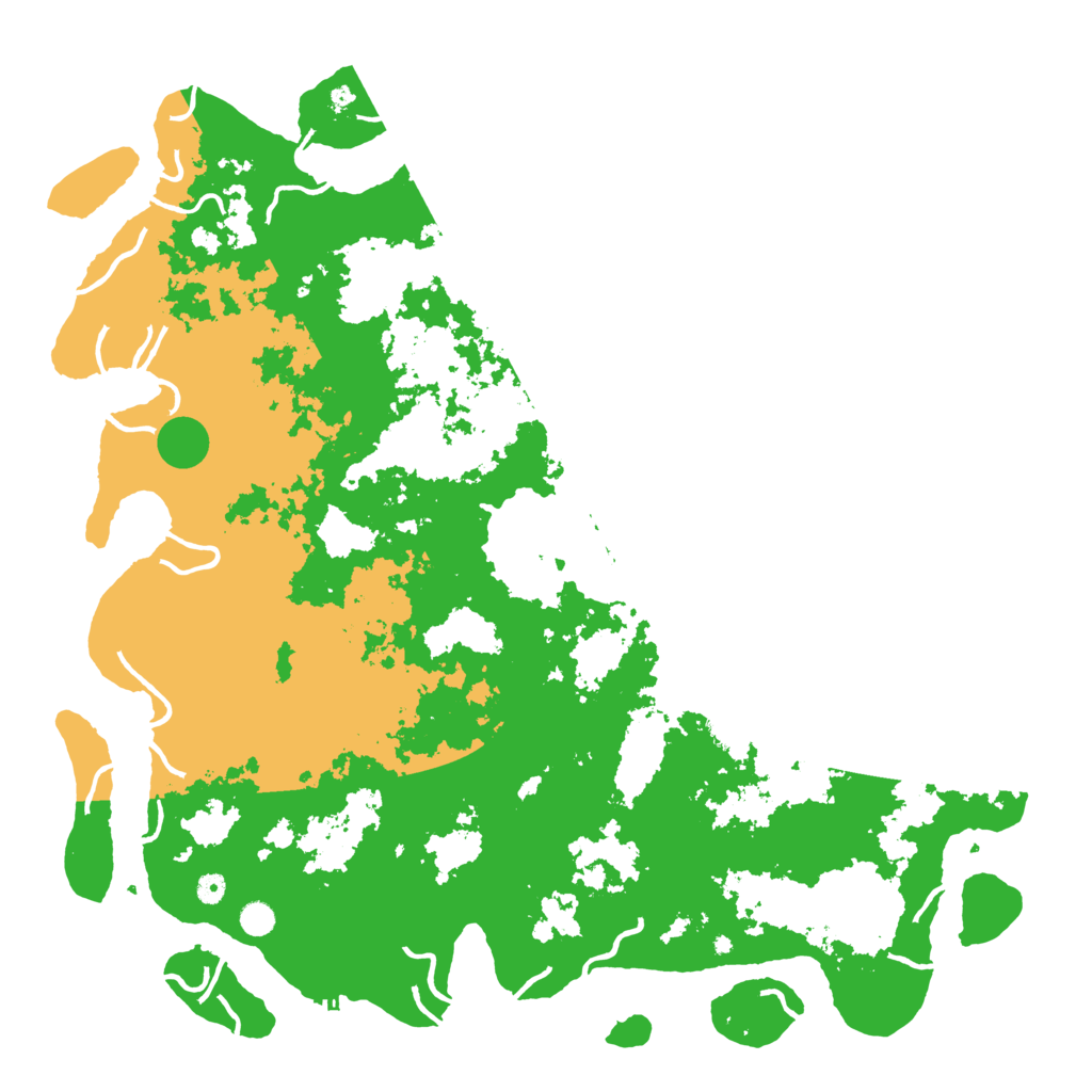 Biome Rust Map: Procedural Map, Size: 5550, Seed: 3516554