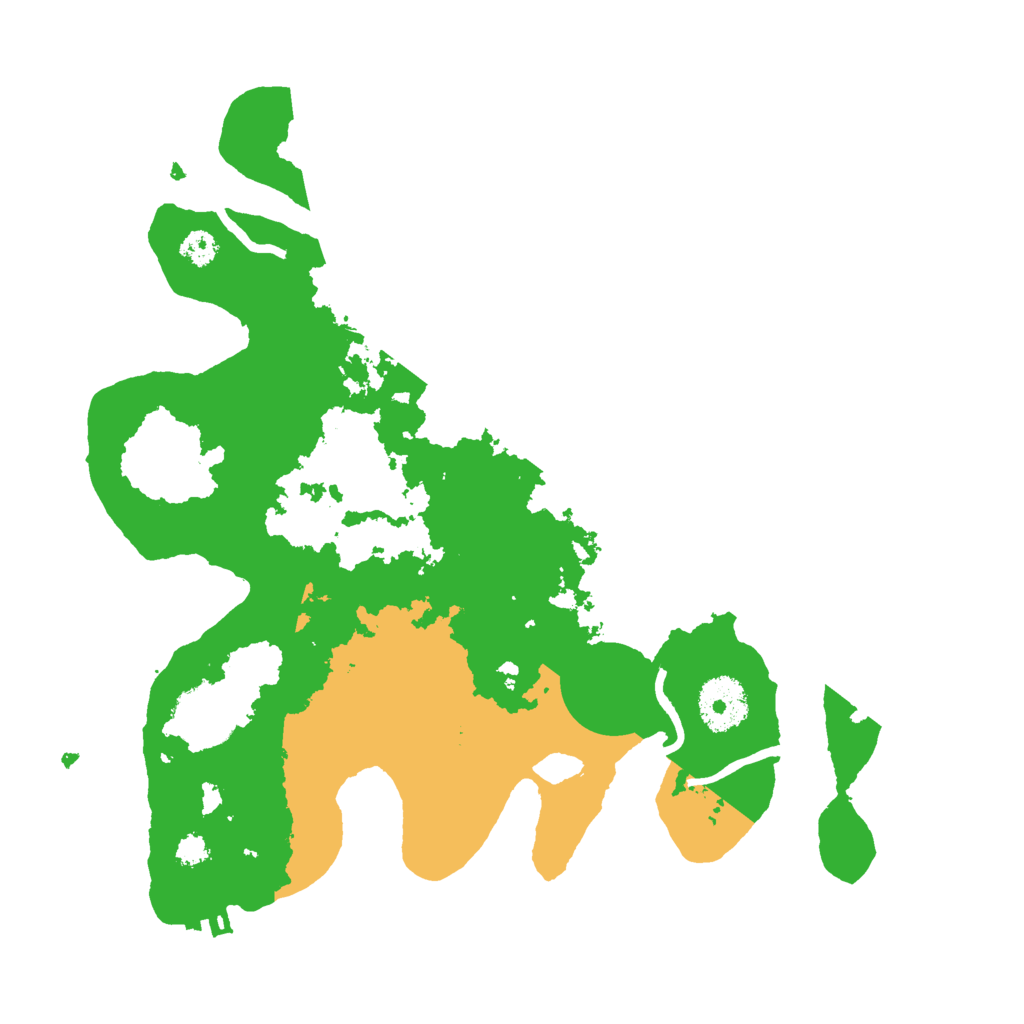 Biome Rust Map: Procedural Map, Size: 3000, Seed: 123456780