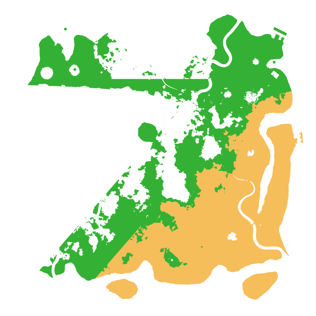 Biome Rust Map: Procedural Map, Size: 4500, Seed: 834554102