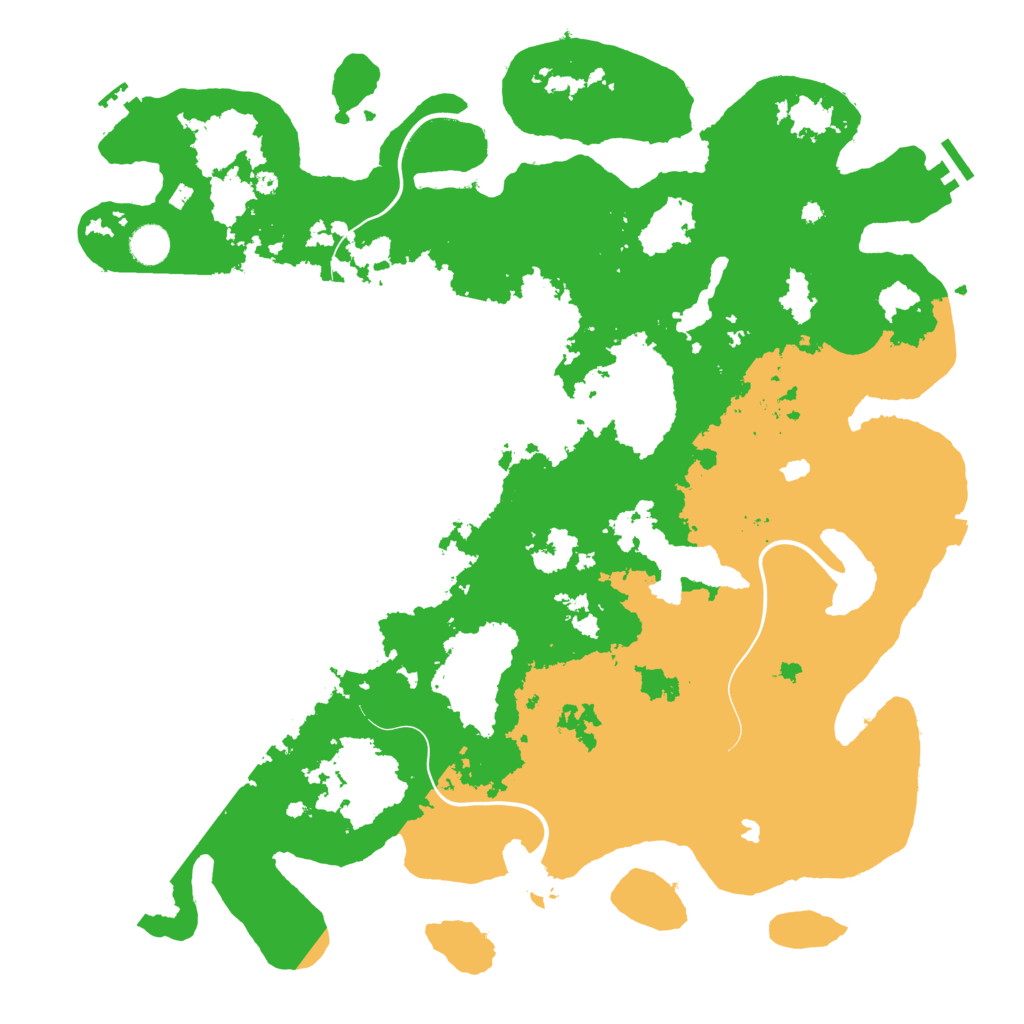 Biome Rust Map: Procedural Map, Size: 4500, Seed: 245996345