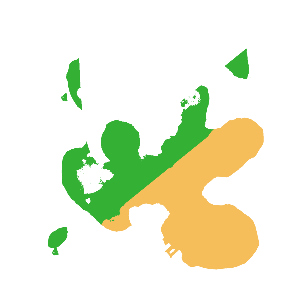 Biome Rust Map: Procedural Map, Size: 2000, Seed: 1363401702