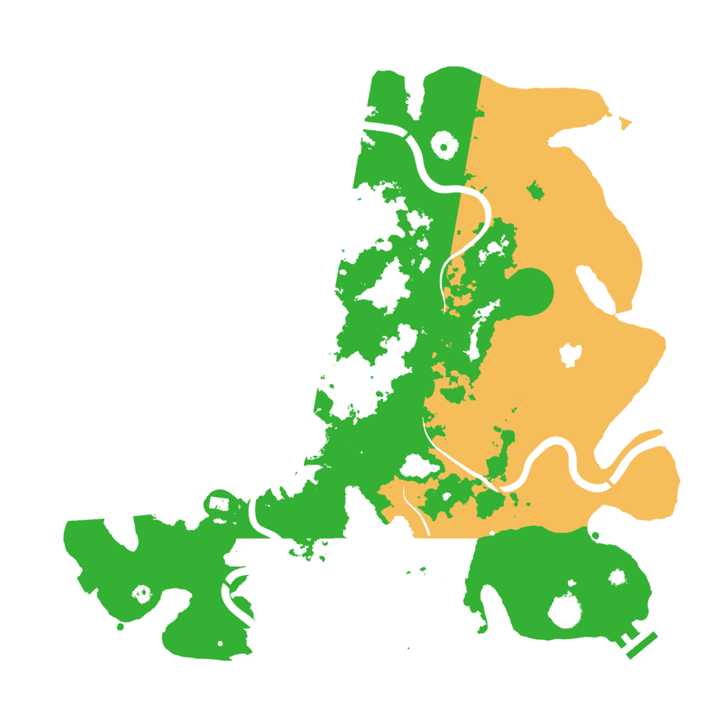 Biome Rust Map: Procedural Map, Size: 4000, Seed: 381122