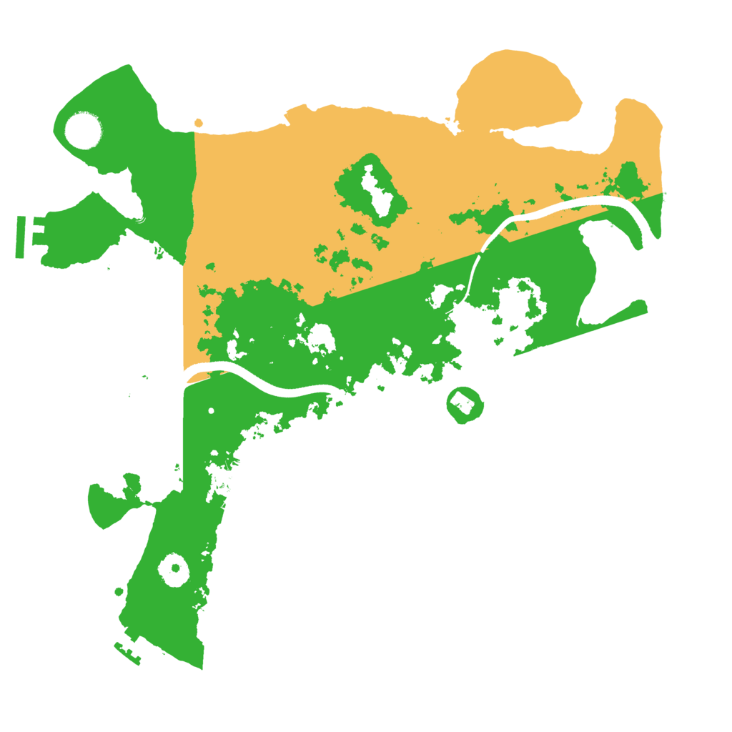 Biome Rust Map: Procedural Map, Size: 3500, Seed: 1885841098