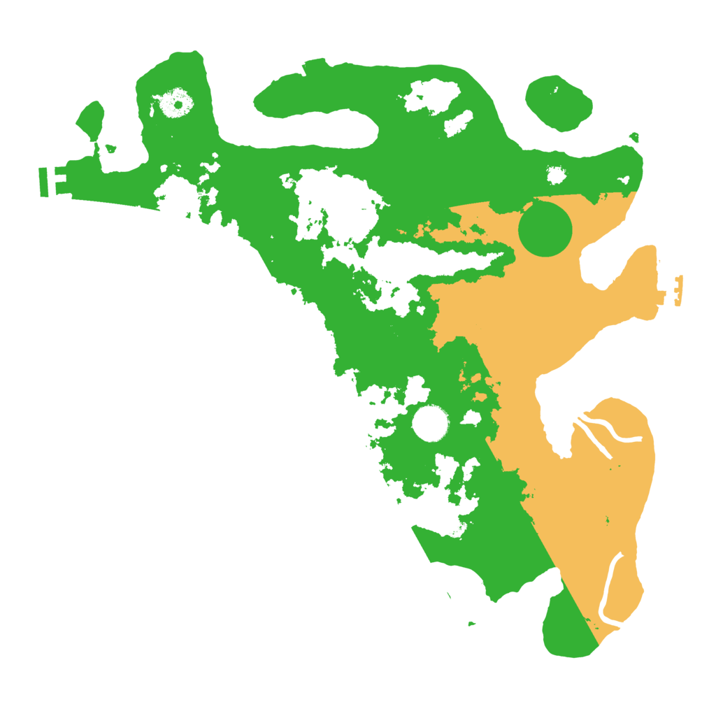 Biome Rust Map: Procedural Map, Size: 3500, Seed: 12433826