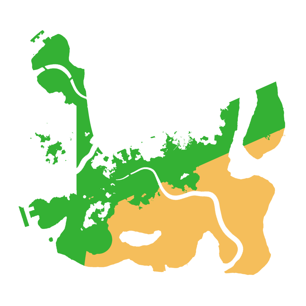 Biome Rust Map: Procedural Map, Size: 2850, Seed: 5498432