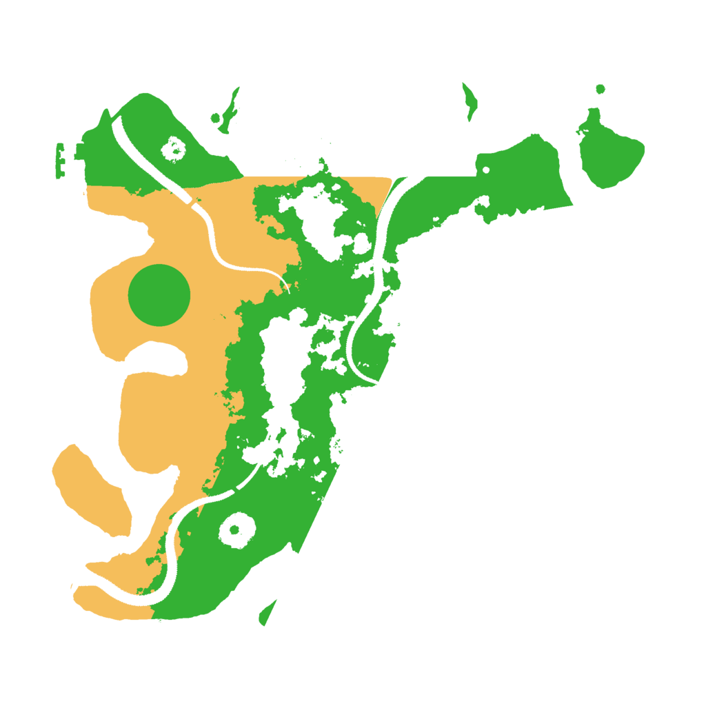 Biome Rust Map: Procedural Map, Size: 3000, Seed: 24723