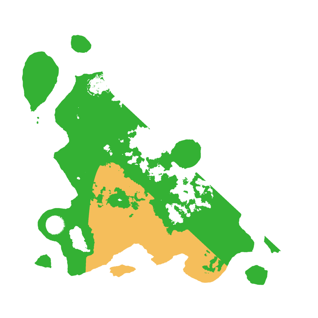 Biome Rust Map: Barren, Size: 3000, Seed: 988345