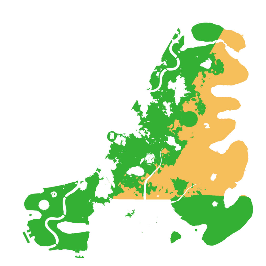 Biome Rust Map: Procedural Map, Size: 4500, Seed: 14506190
