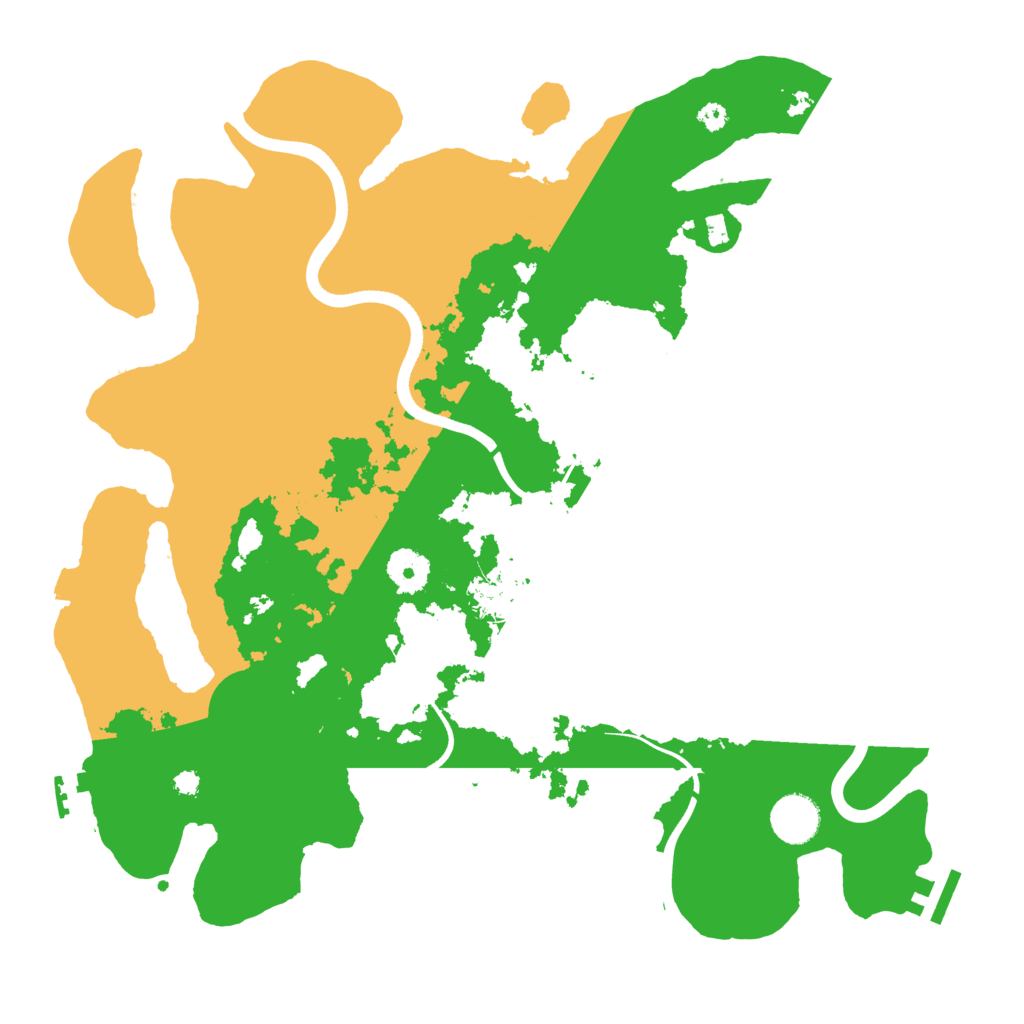 Biome Rust Map: Procedural Map, Size: 3700, Seed: 1162192902