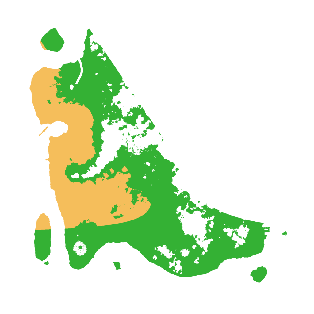 Biome Rust Map: Procedural Map, Size: 3500, Seed: 836324642