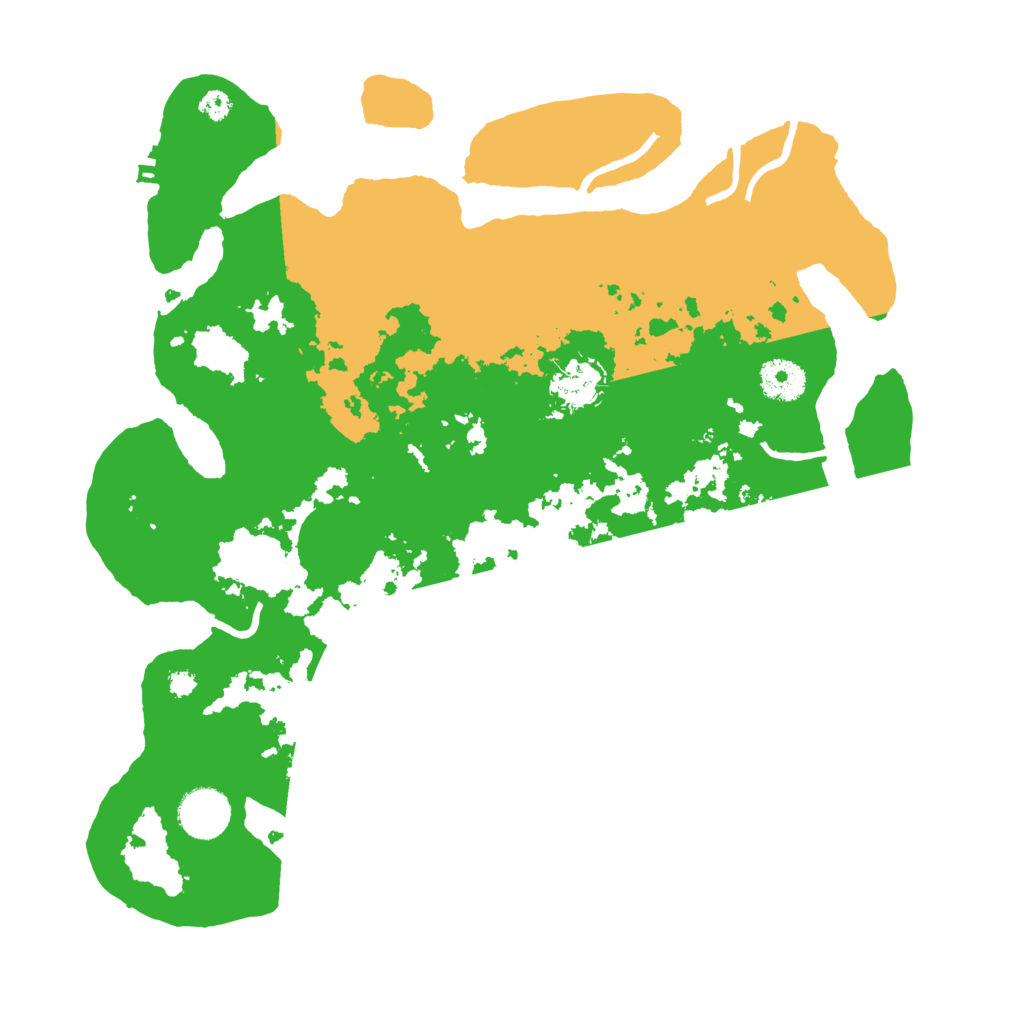 Biome Rust Map: Procedural Map, Size: 3500, Seed: 65895