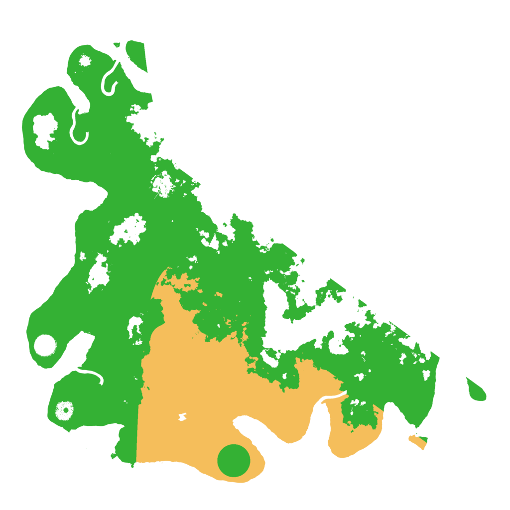 Biome Rust Map: Procedural Map, Size: 4100, Seed: 27873586