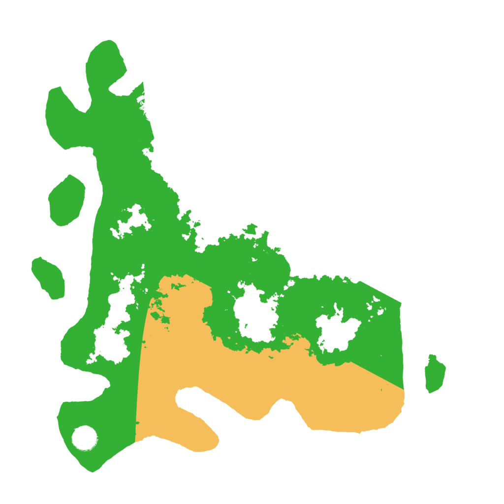 Biome Rust Map: Barren, Size: 3550, Seed: 671970