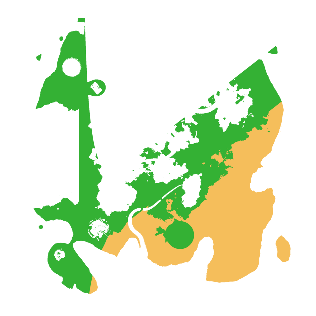 Biome Rust Map: Procedural Map, Size: 3000, Seed: 11289148