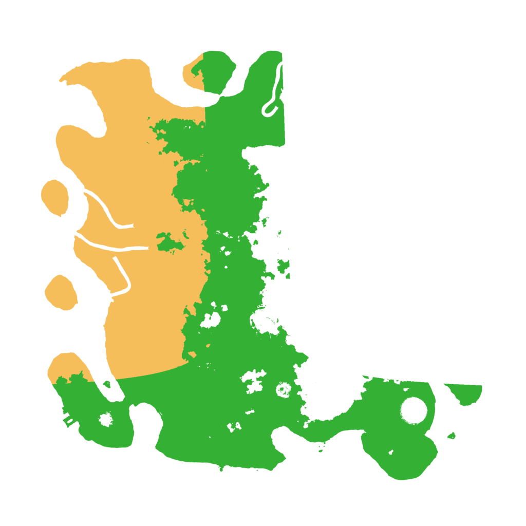 Biome Rust Map: Procedural Map, Size: 3500, Seed: 50700