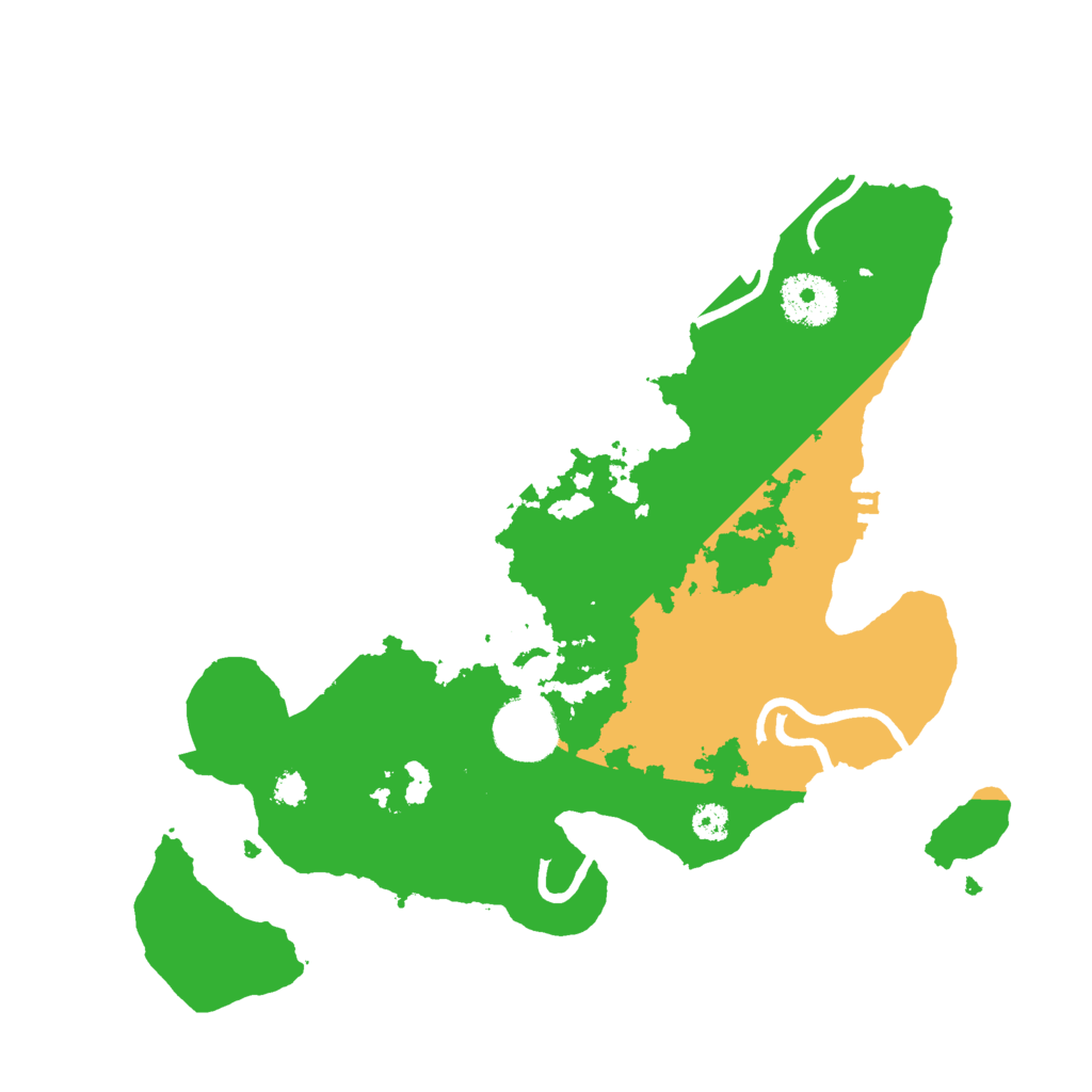 Biome Rust Map: Procedural Map, Size: 3000, Seed: 622205967