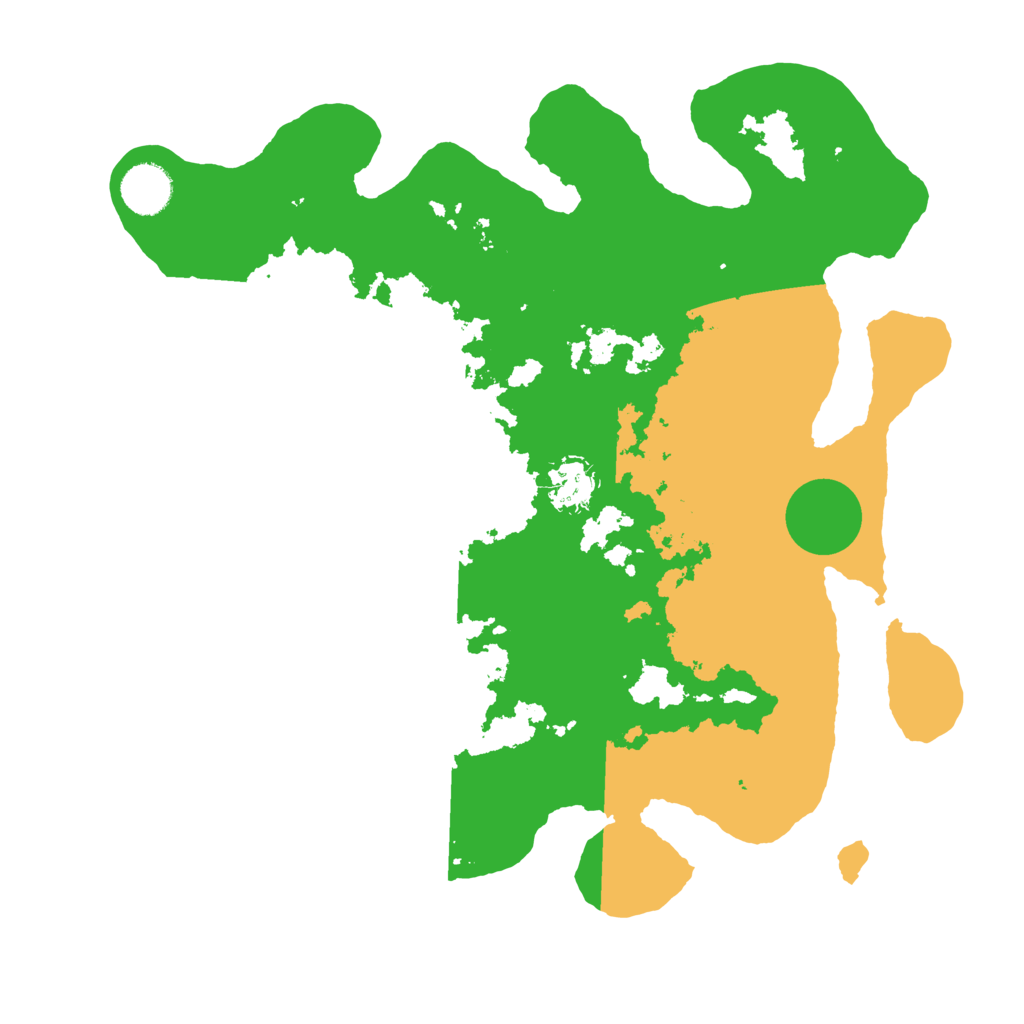 Biome Rust Map: Barren, Size: 3550, Seed: 817352