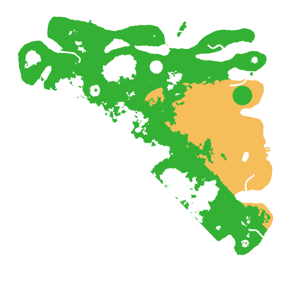 Biome Rust Map: Procedural Map, Size: 3950, Seed: 1654090