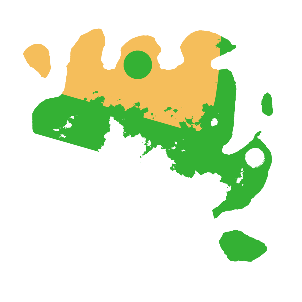 Biome Rust Map: Barren, Size: 2801, Seed: 2147483647