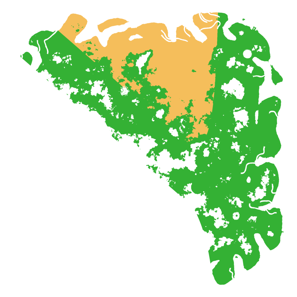 Biome Rust Map: Procedural Map, Size: 6000, Seed: 5767