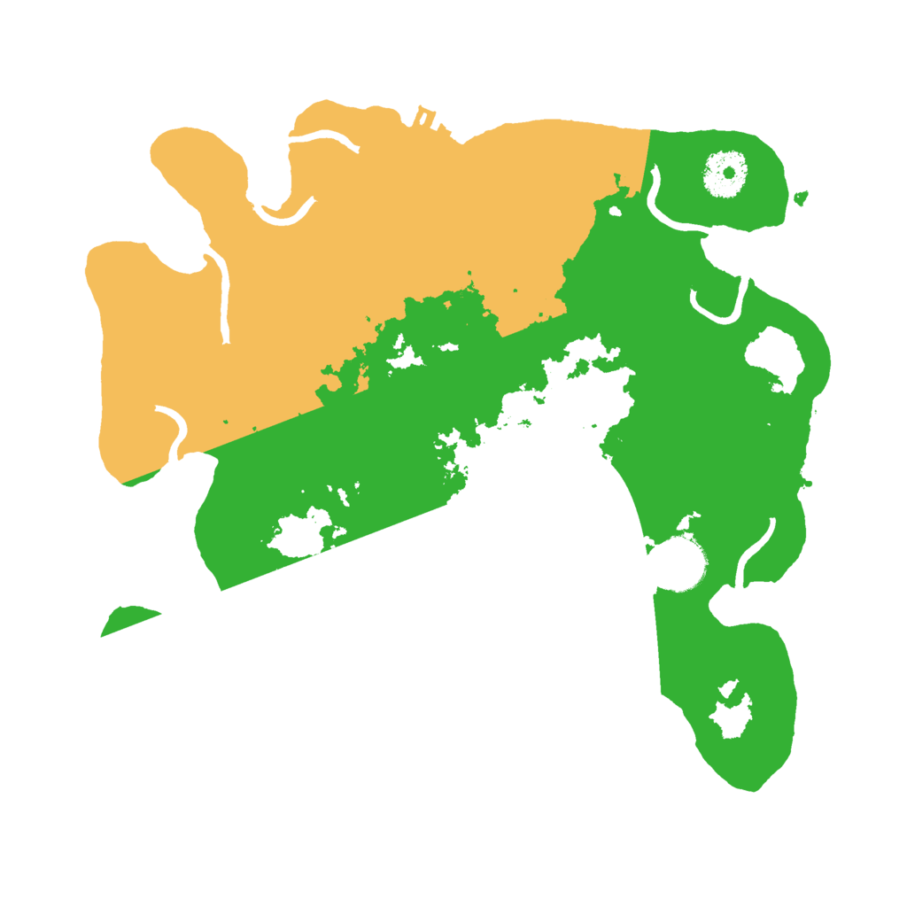 Biome Rust Map: Procedural Map, Size: 3000, Seed: 1764521116