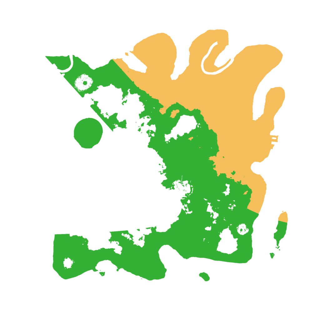 Biome Rust Map: Procedural Map, Size: 3000, Seed: 123456792