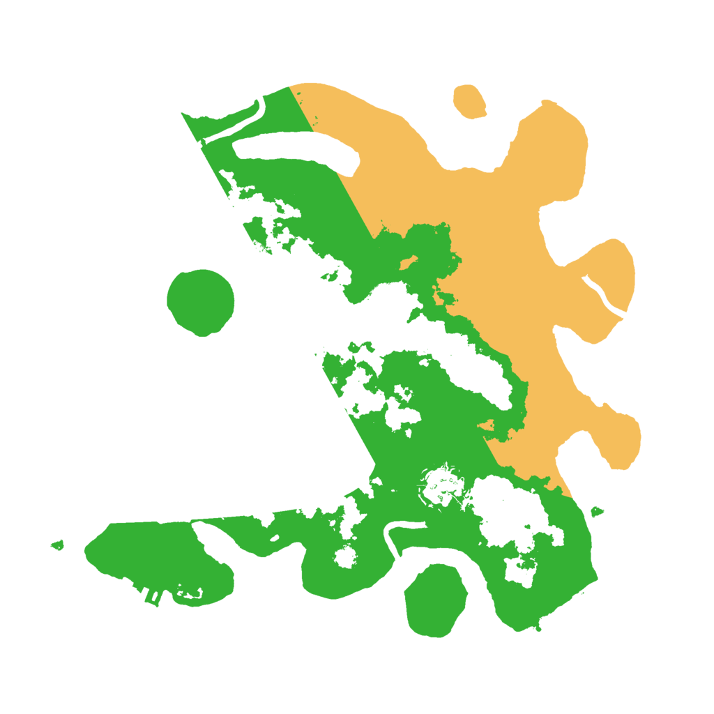 Biome Rust Map: Procedural Map, Size: 3000, Seed: 398990873