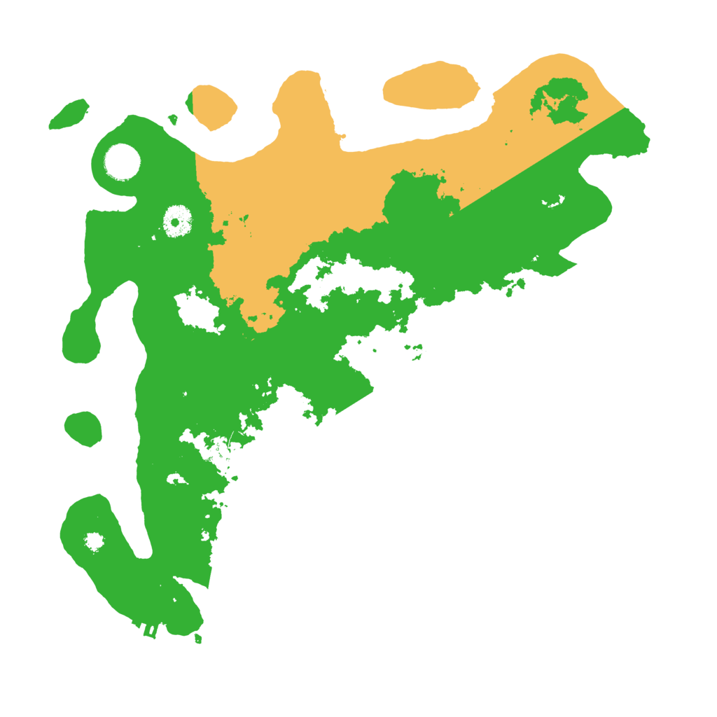 Biome Rust Map: Procedural Map, Size: 3500, Seed: 134928942