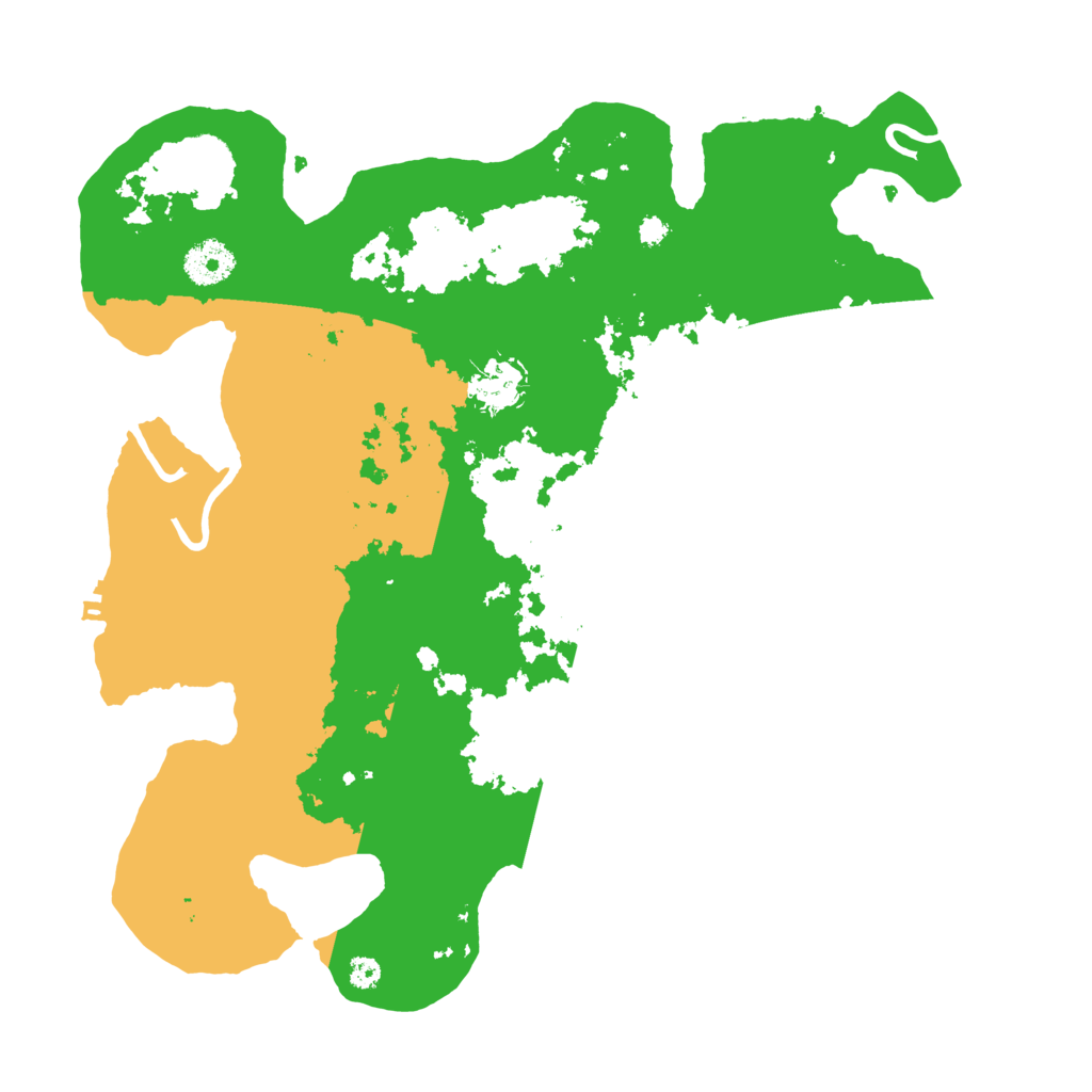 Biome Rust Map: Procedural Map, Size: 3500, Seed: 198657816