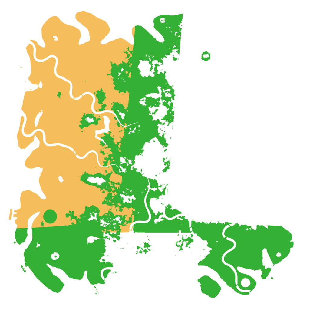 Biome Rust Map: Procedural Map, Size: 6000, Seed: 1712613932