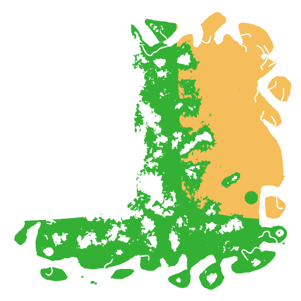 Biome Rust Map: Procedural Map, Size: 6000, Seed: 961685938