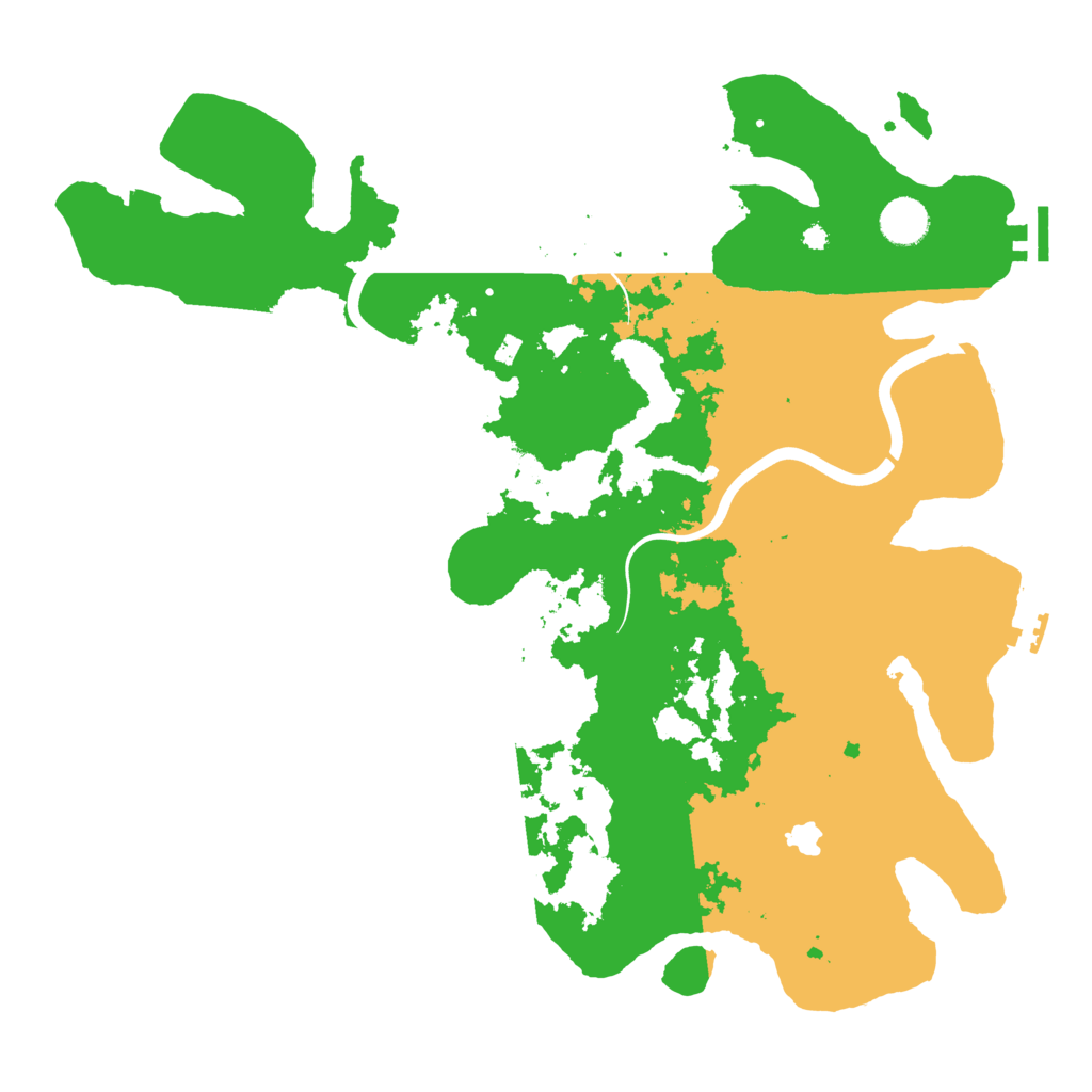 Biome Rust Map: Procedural Map, Size: 4000, Seed: 43234213