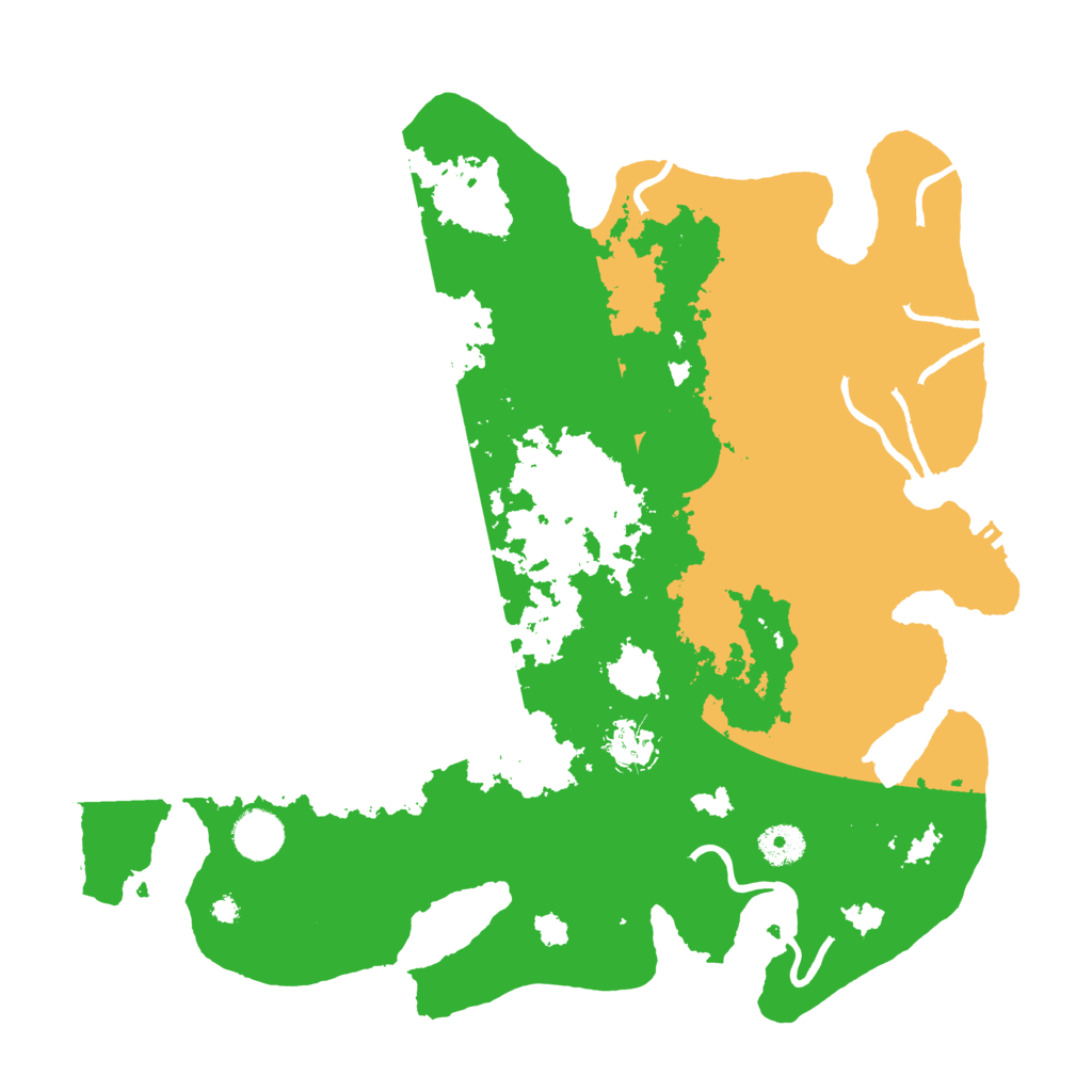 Biome Rust Map: Procedural Map, Size: 3800, Seed: 2039029721