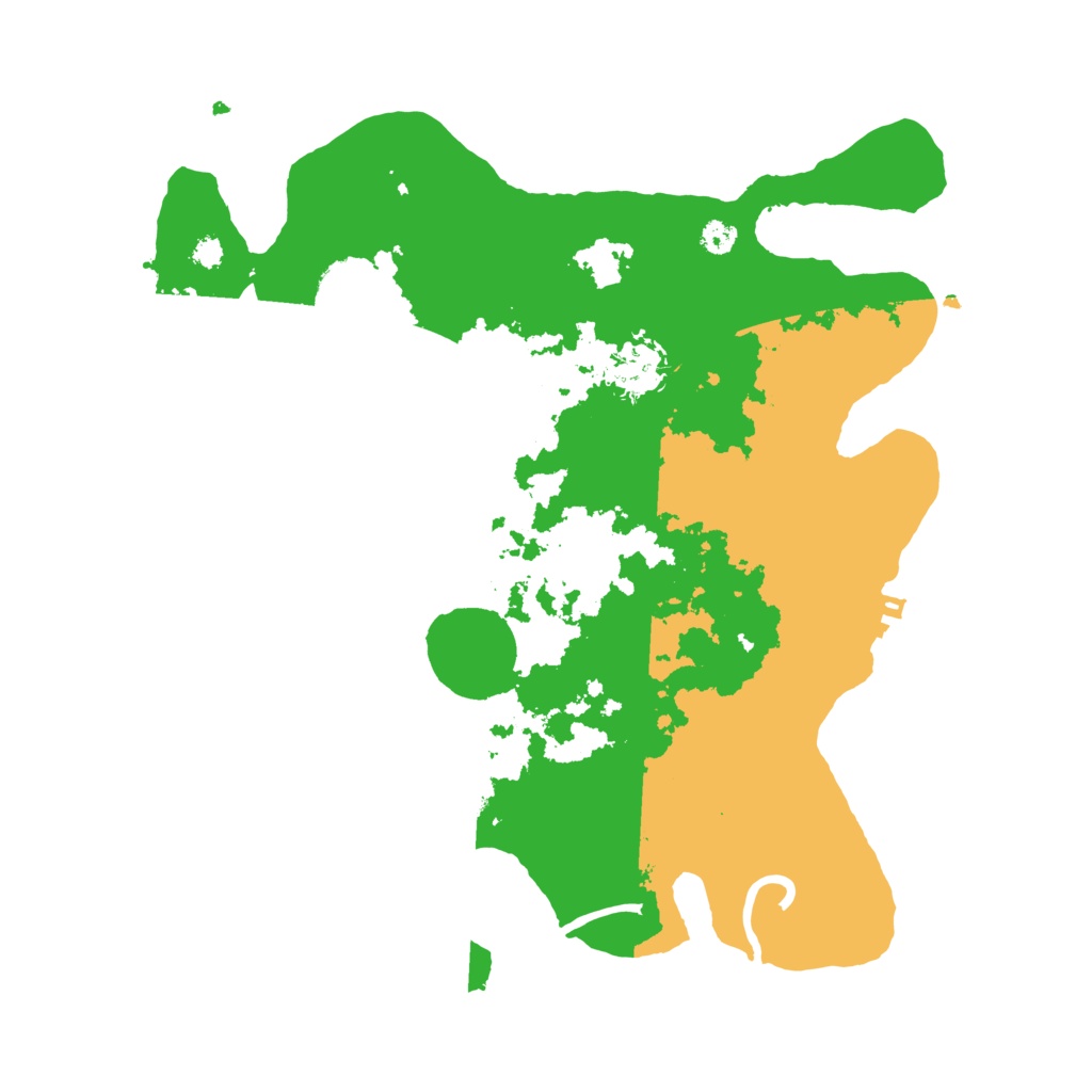 Biome Rust Map: Procedural Map, Size: 3300, Seed: 1034392103