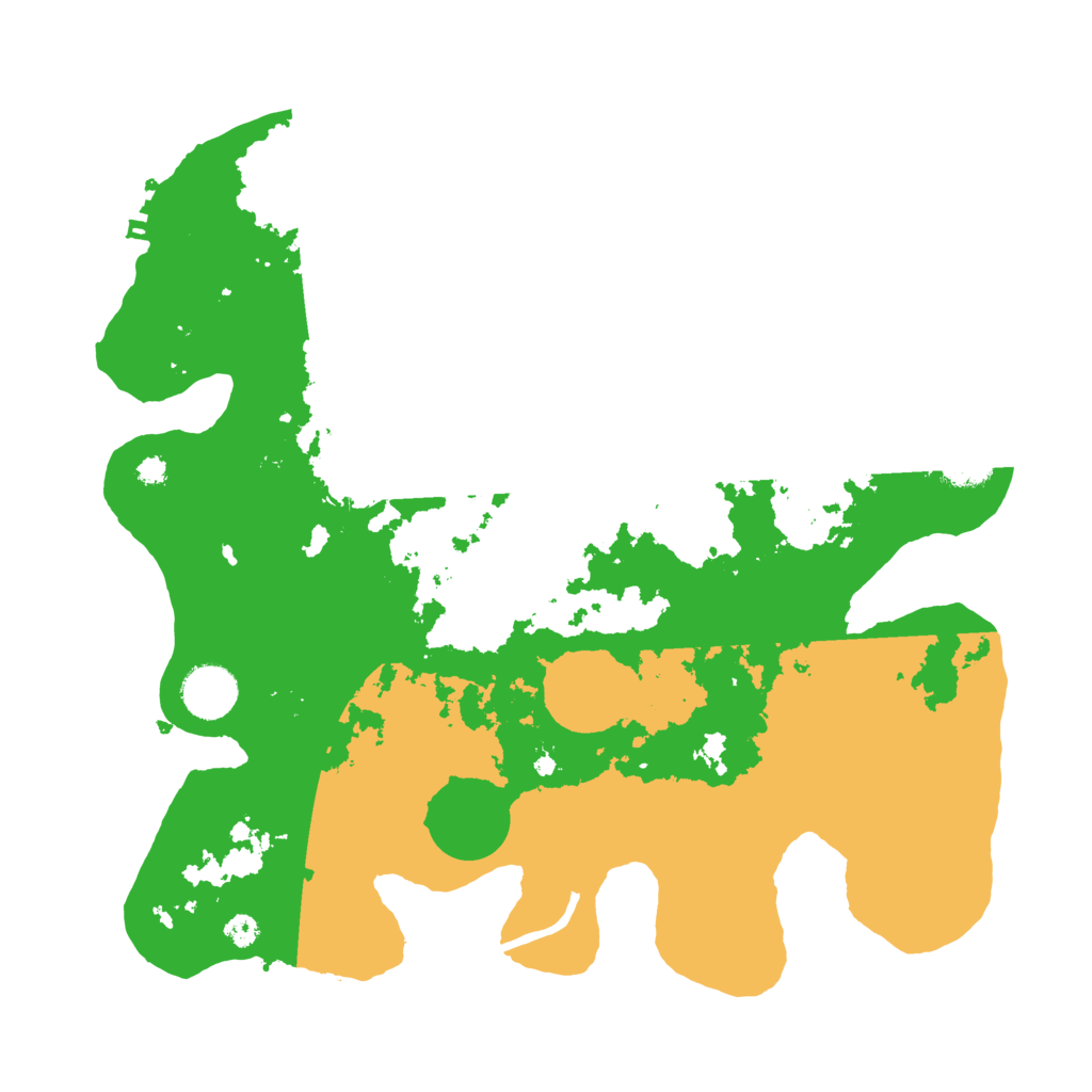 Biome Rust Map: Procedural Map, Size: 3500, Seed: 21429318