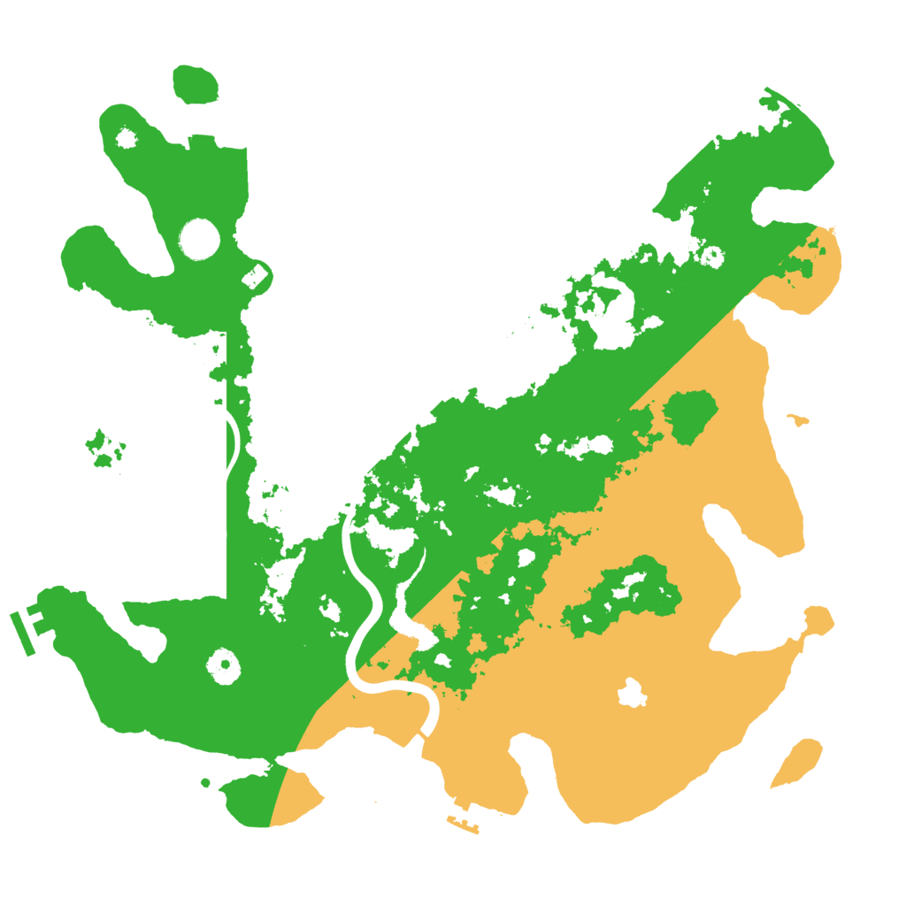 Biome Rust Map: Procedural Map, Size: 4000, Seed: 1279026868