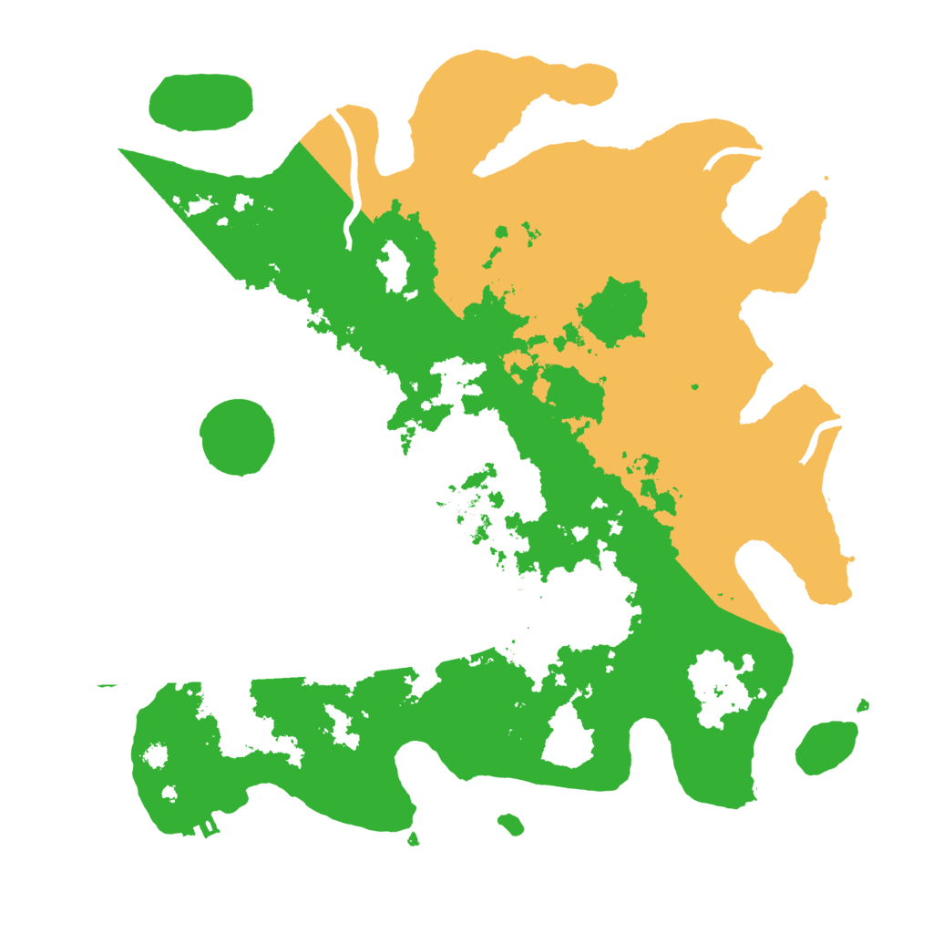 Biome Rust Map: Procedural Map, Size: 3500, Seed: 123456792
