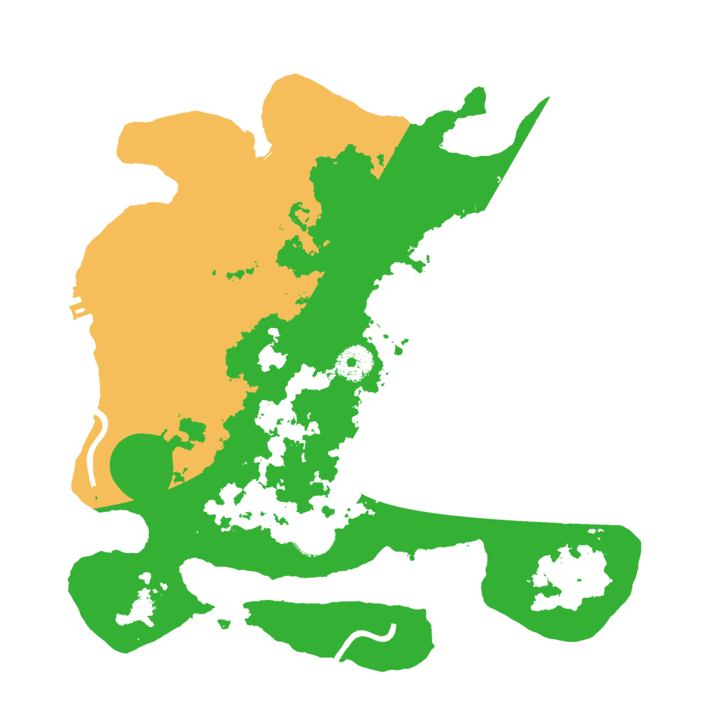 Biome Rust Map: Procedural Map, Size: 3000, Seed: 943219029