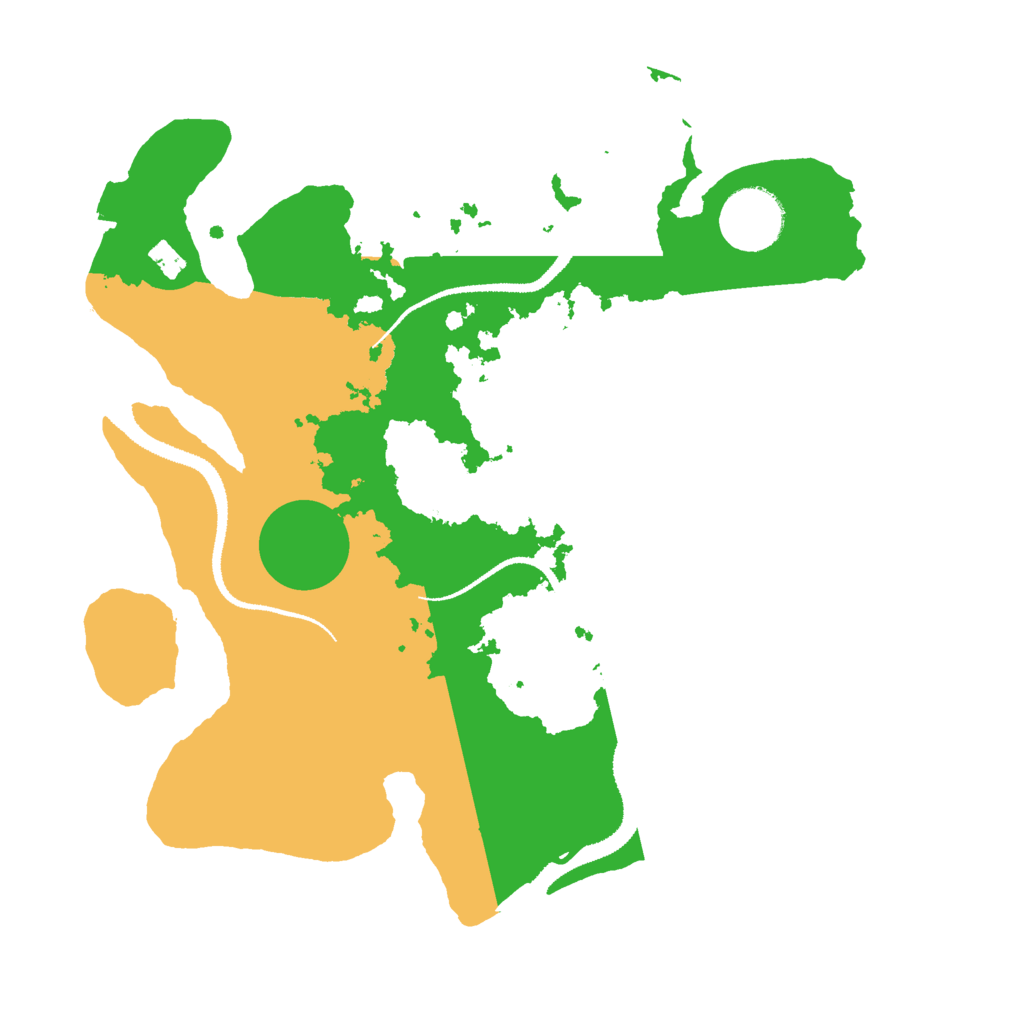 Biome Rust Map: Procedural Map, Size: 3000, Seed: 1090631366