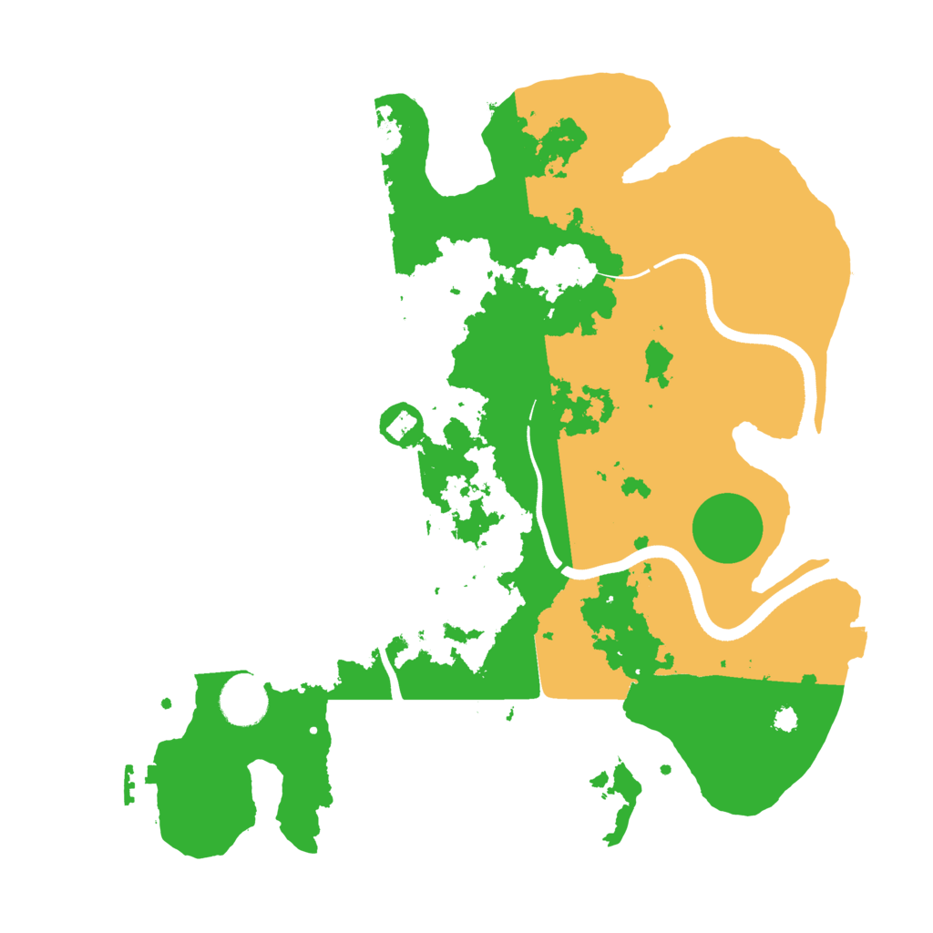 Biome Rust Map: Procedural Map, Size: 3500, Seed: 1037149273