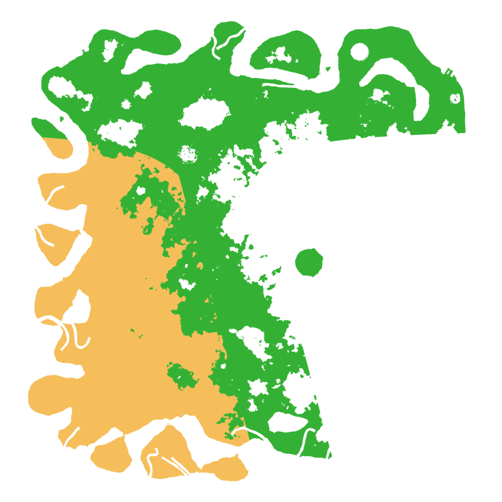 Biome Rust Map: Procedural Map, Size: 5000, Seed: 3542401